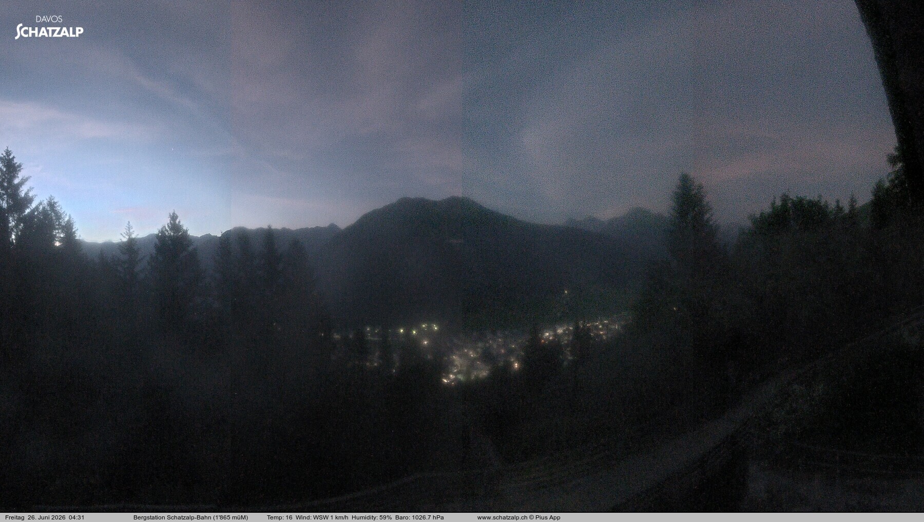 Archived image Webcam at Schatzalp