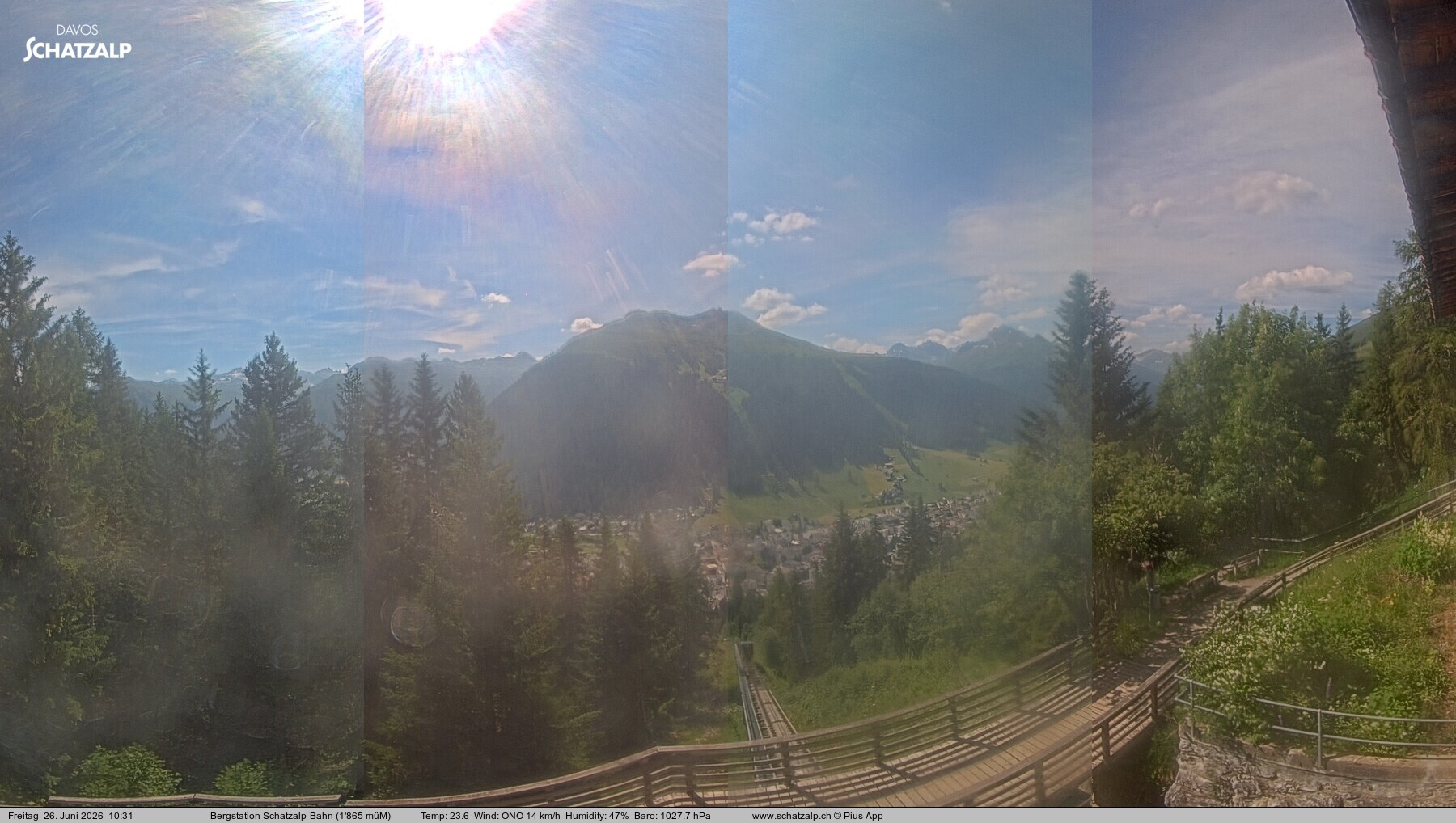 Archived image Webcam at Schatzalp