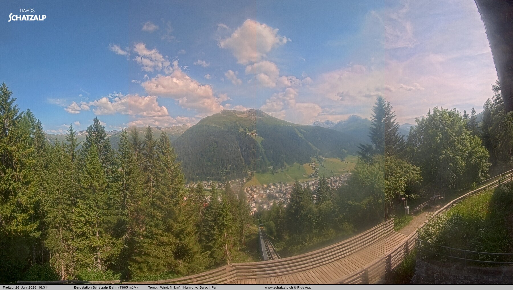 Archived image Webcam at Schatzalp