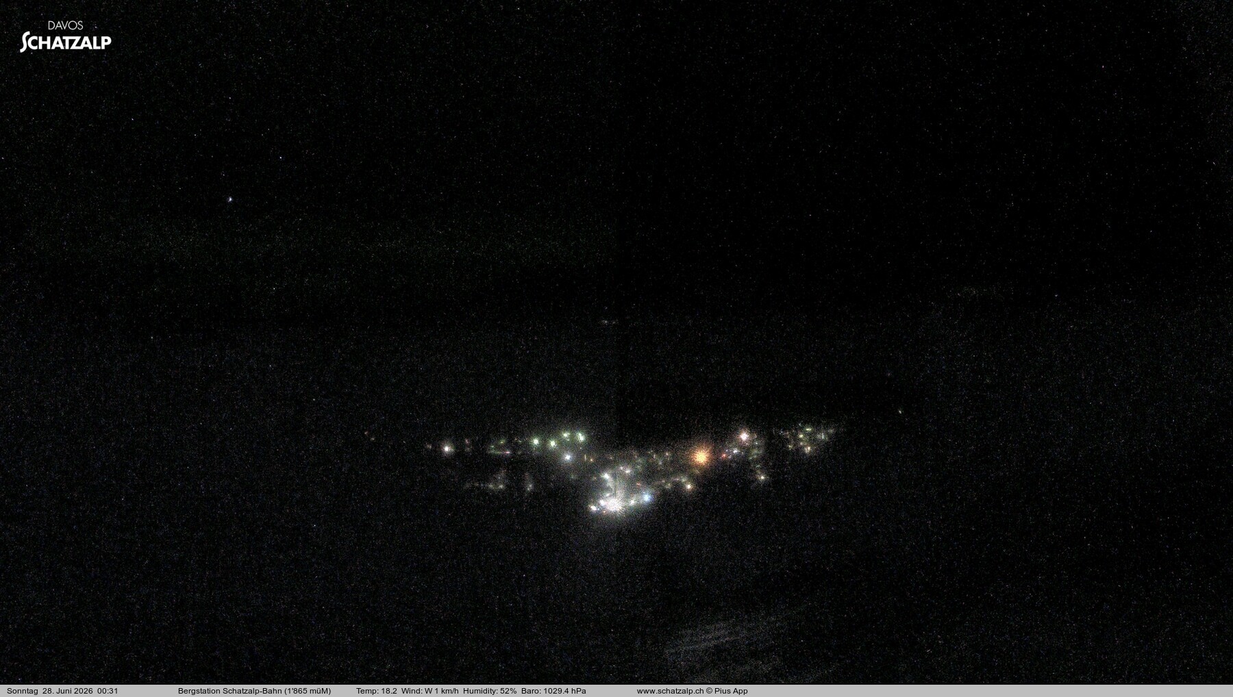 Archiv Foto Webcam Schatzalp