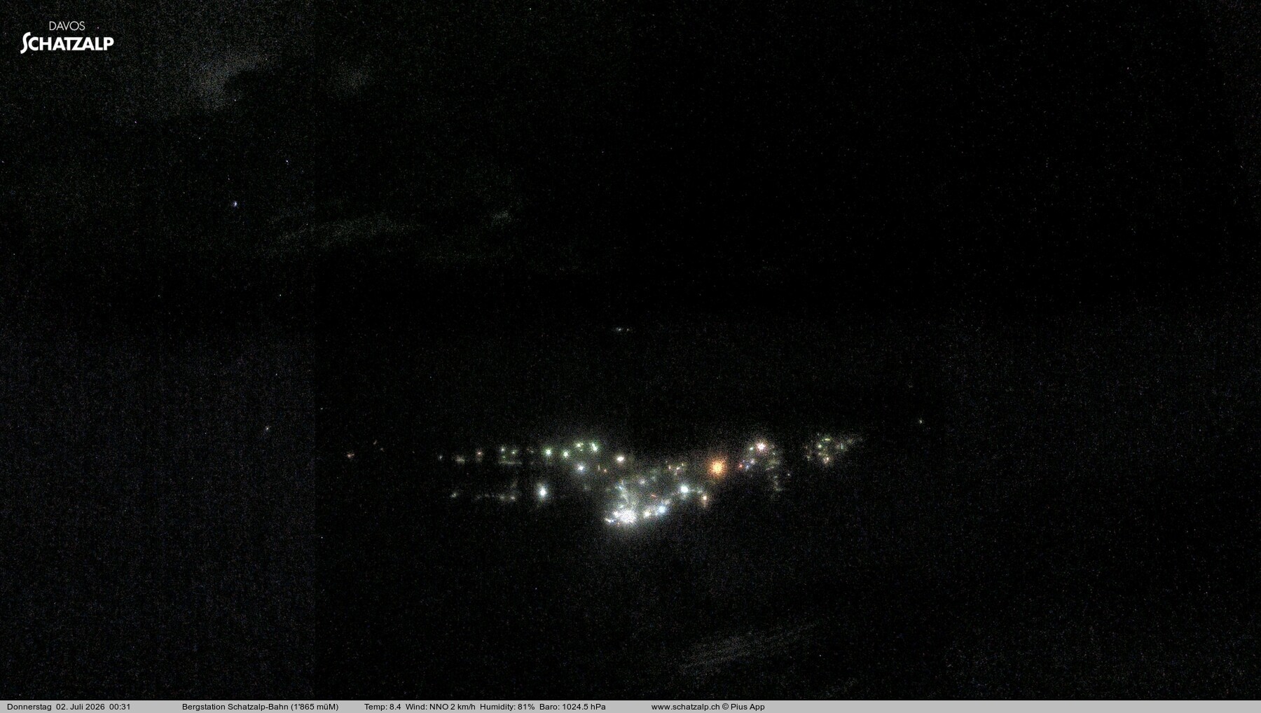 Archiv Foto Webcam Schatzalp