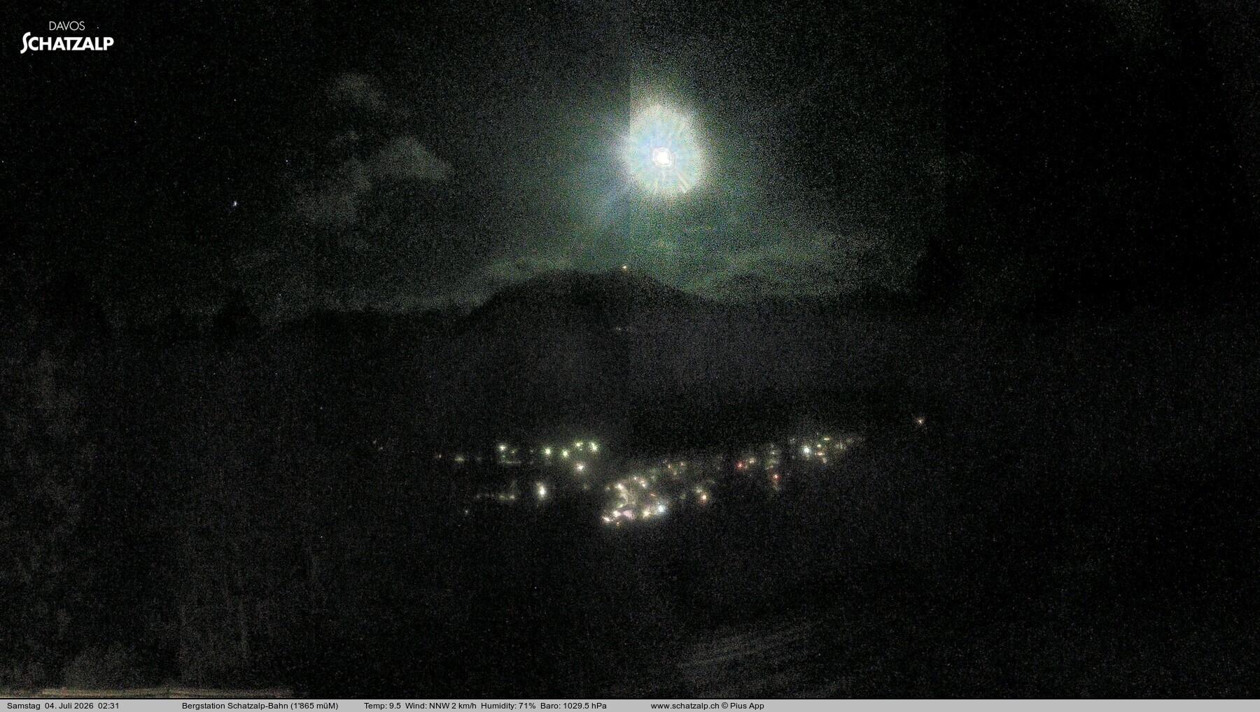 Archived image Webcam at Schatzalp