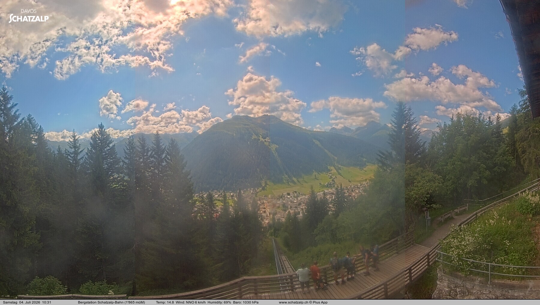 Archived image Webcam at Schatzalp