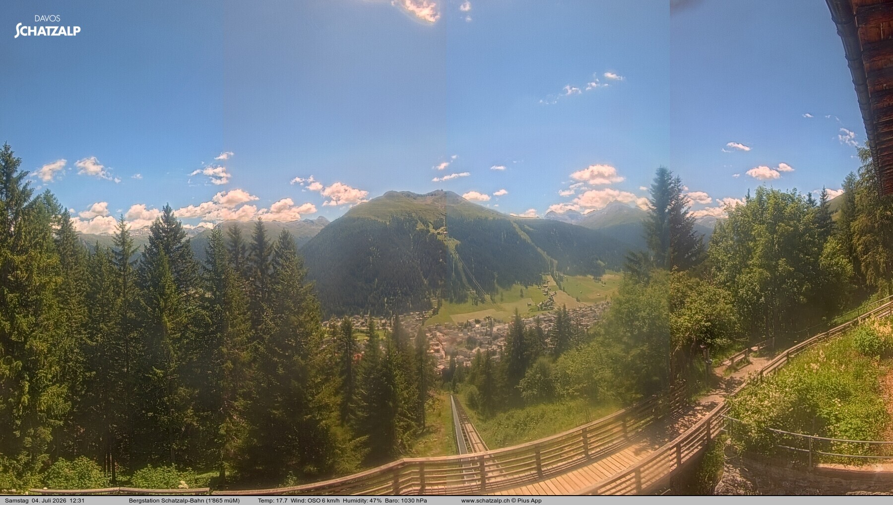 Archived image Webcam at Schatzalp