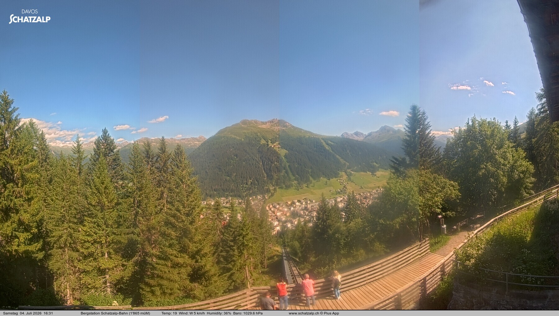 Archived image Webcam at Schatzalp