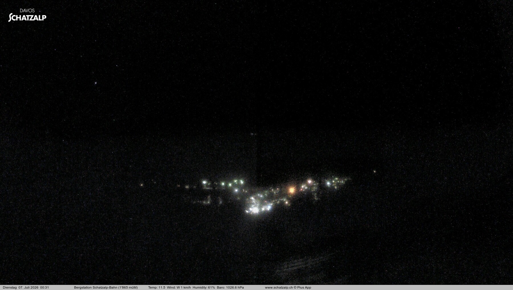 Archiv Foto Webcam Schatzalp