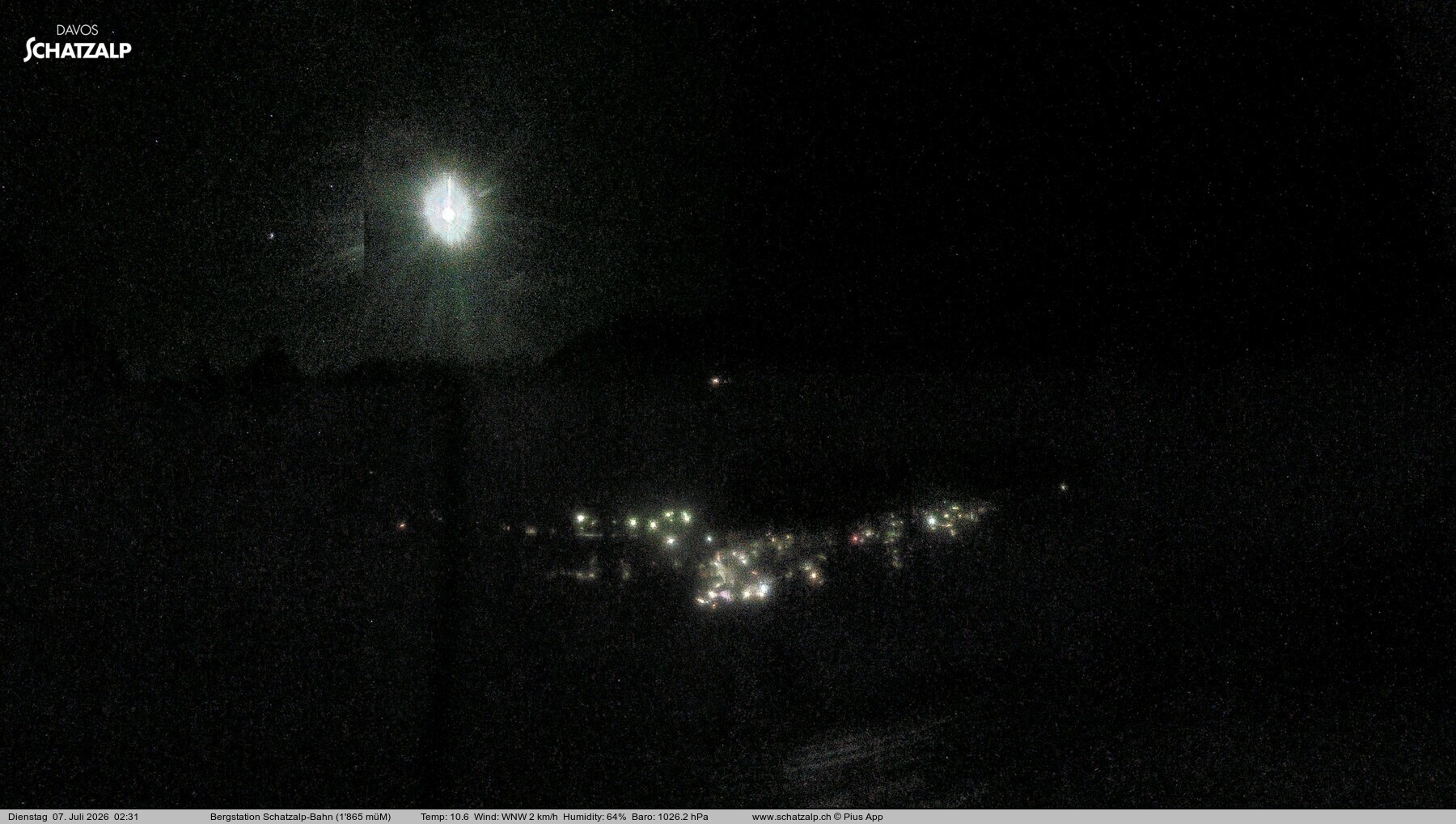 Archiv Foto Webcam Schatzalp