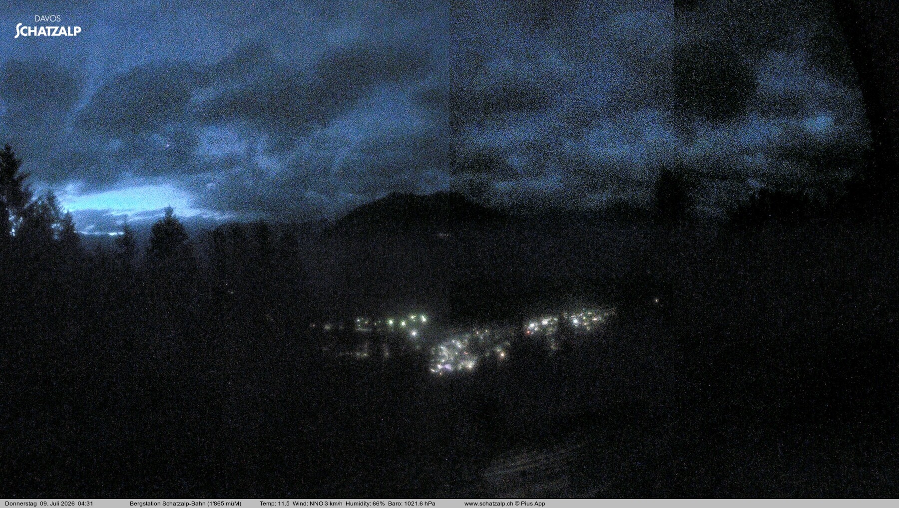 Archiv Foto Webcam Schatzalp