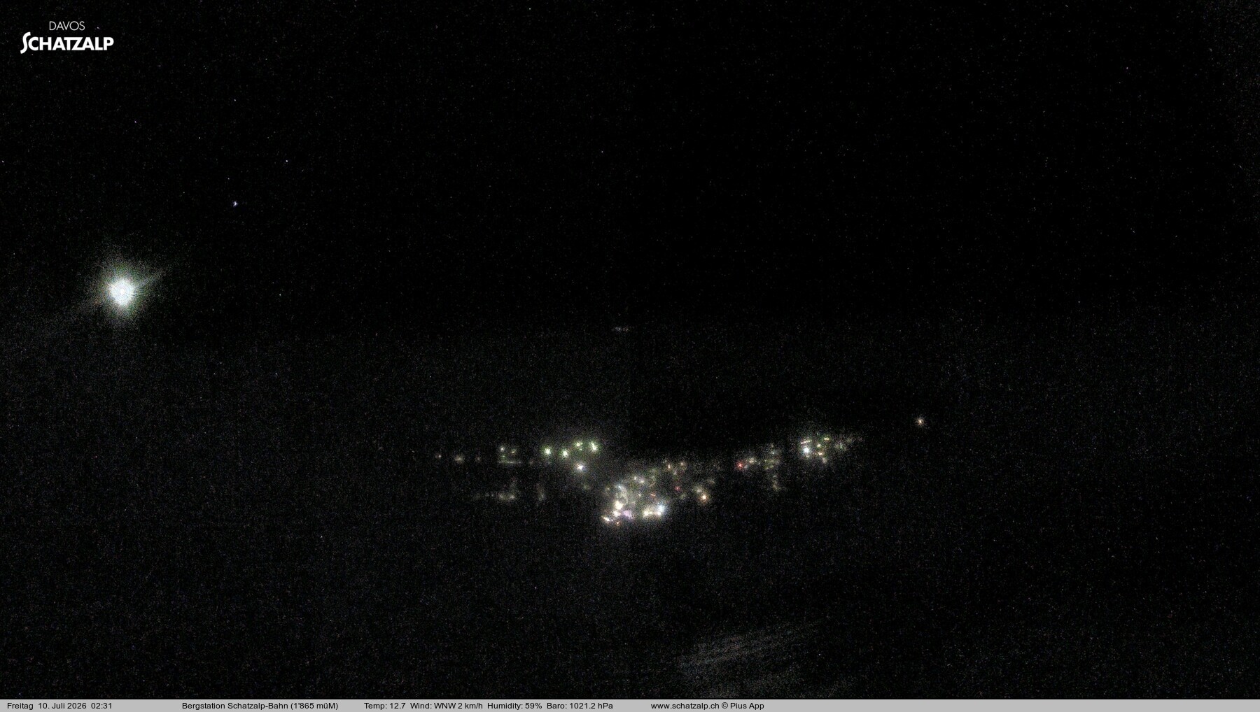 Archiv Foto Webcam Schatzalp