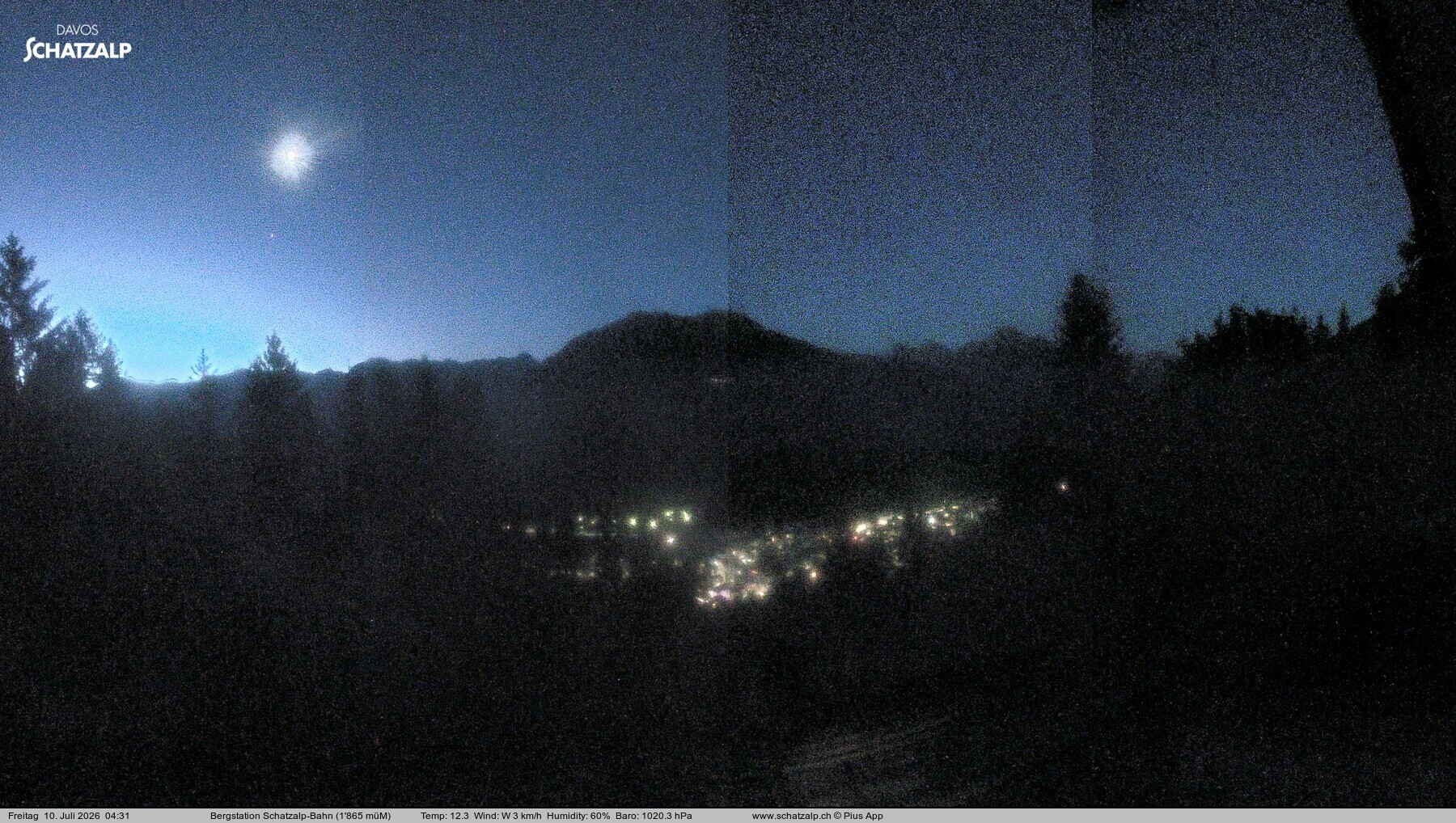 Archiv Foto Webcam Schatzalp