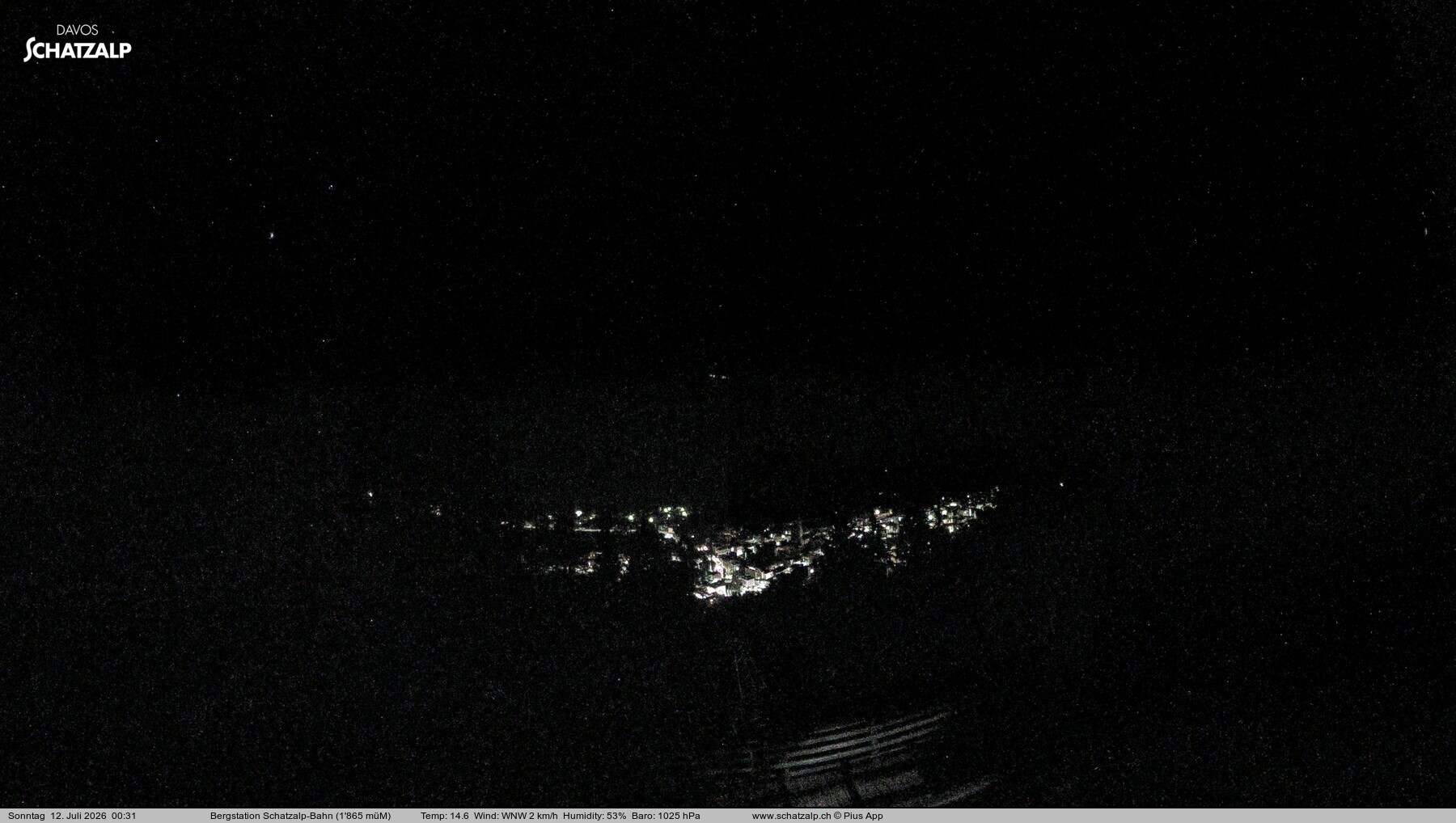 Archiv Foto Webcam Schatzalp