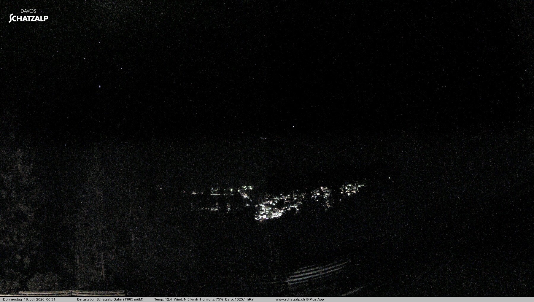 Archived image Webcam at Schatzalp