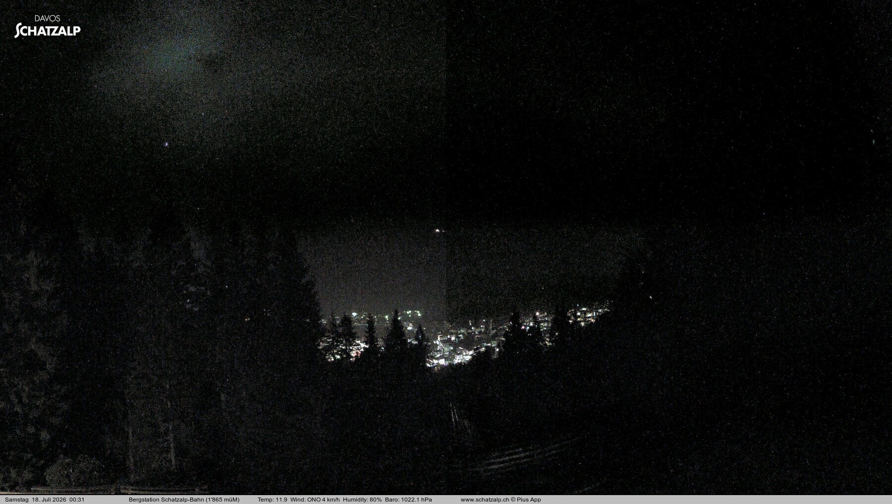 Archiv Foto Webcam Schatzalp