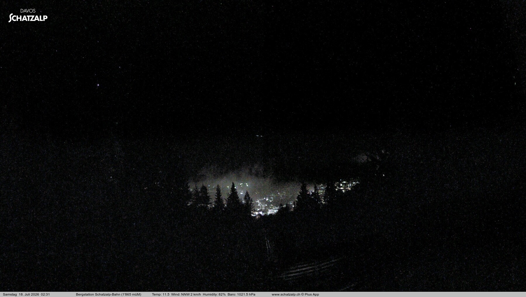 Archiv Foto Webcam Schatzalp