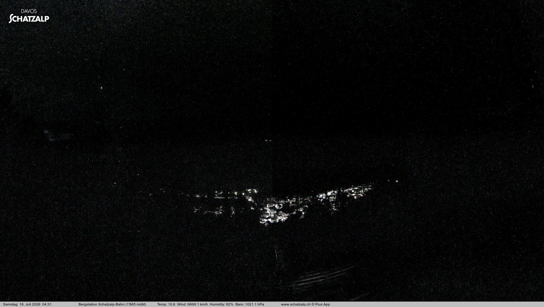 Archiv Foto Webcam Schatzalp