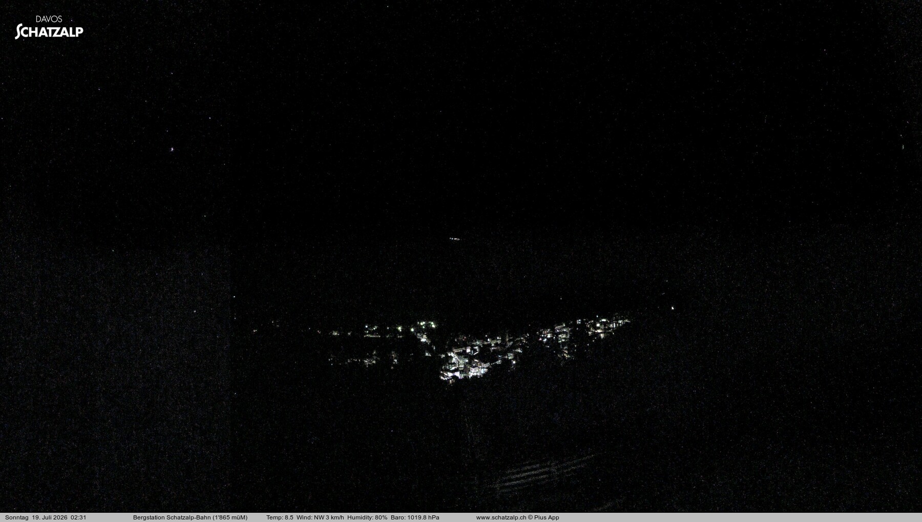 Archiv Foto Webcam Schatzalp