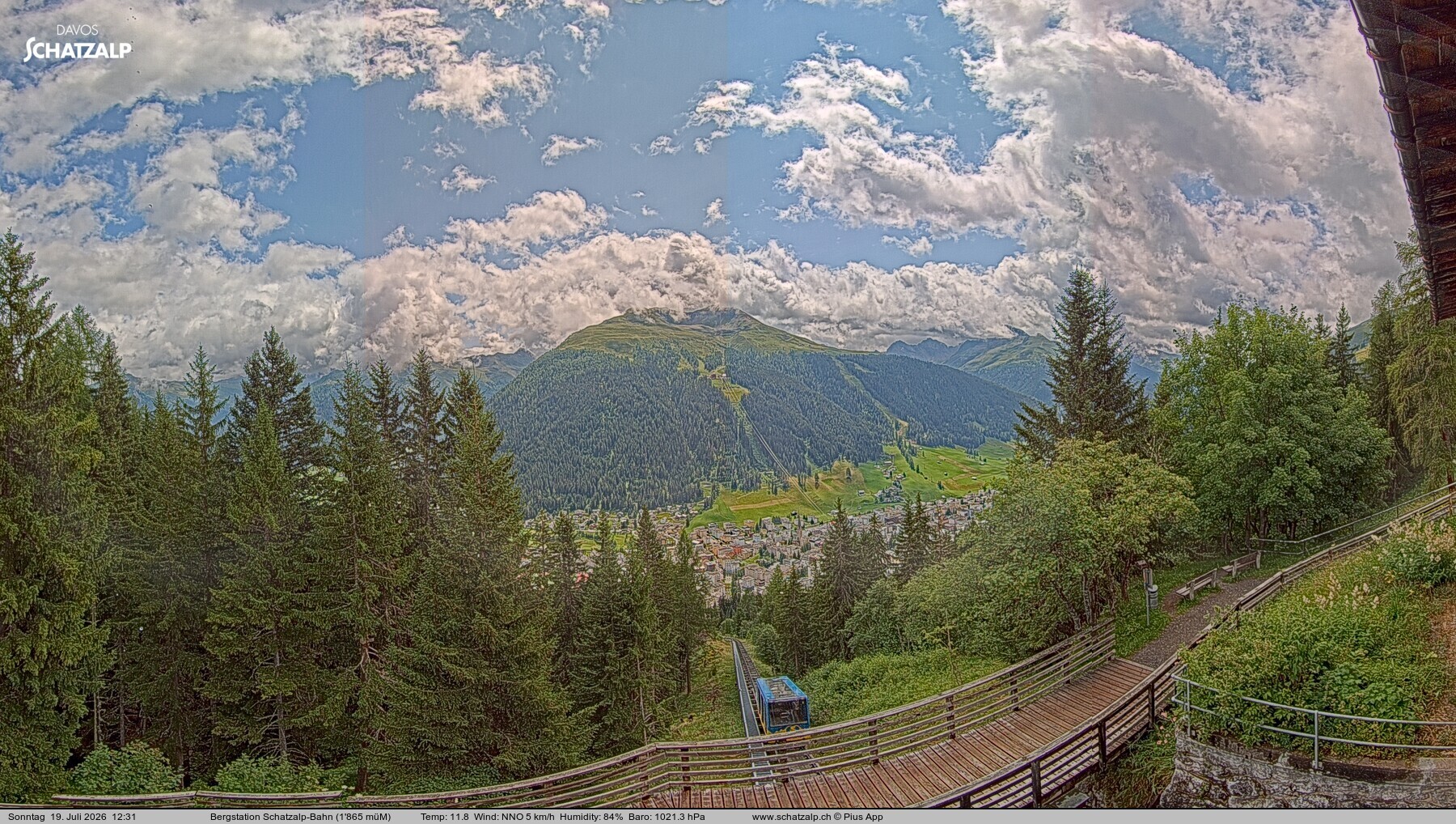 Archiv Foto Webcam Schatzalp