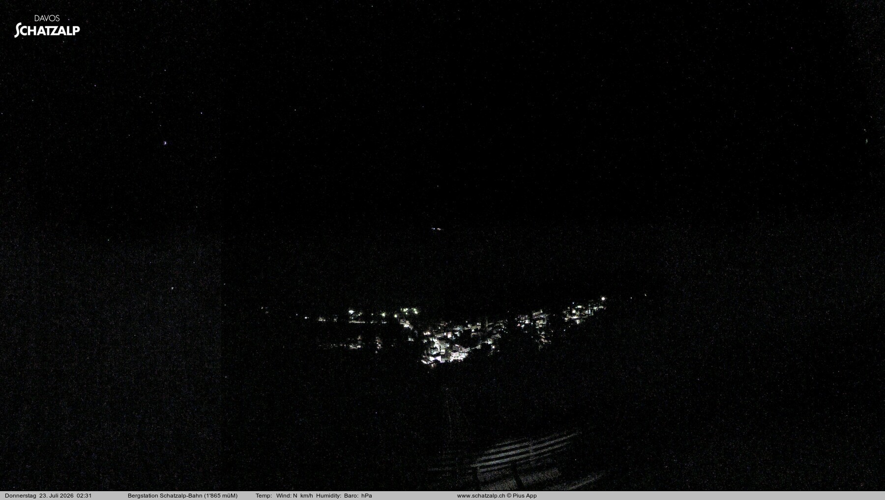 Archiv Foto Webcam Schatzalp