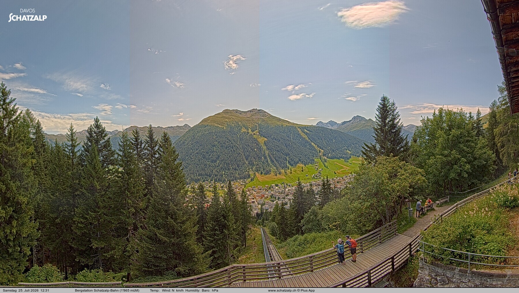 Archiv Foto Webcam Schatzalp