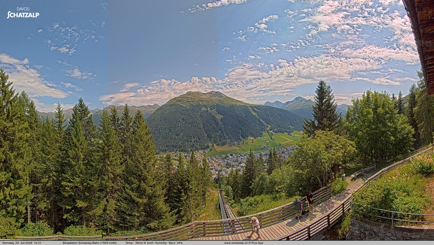 Archiv Foto Webcam Schatzalp