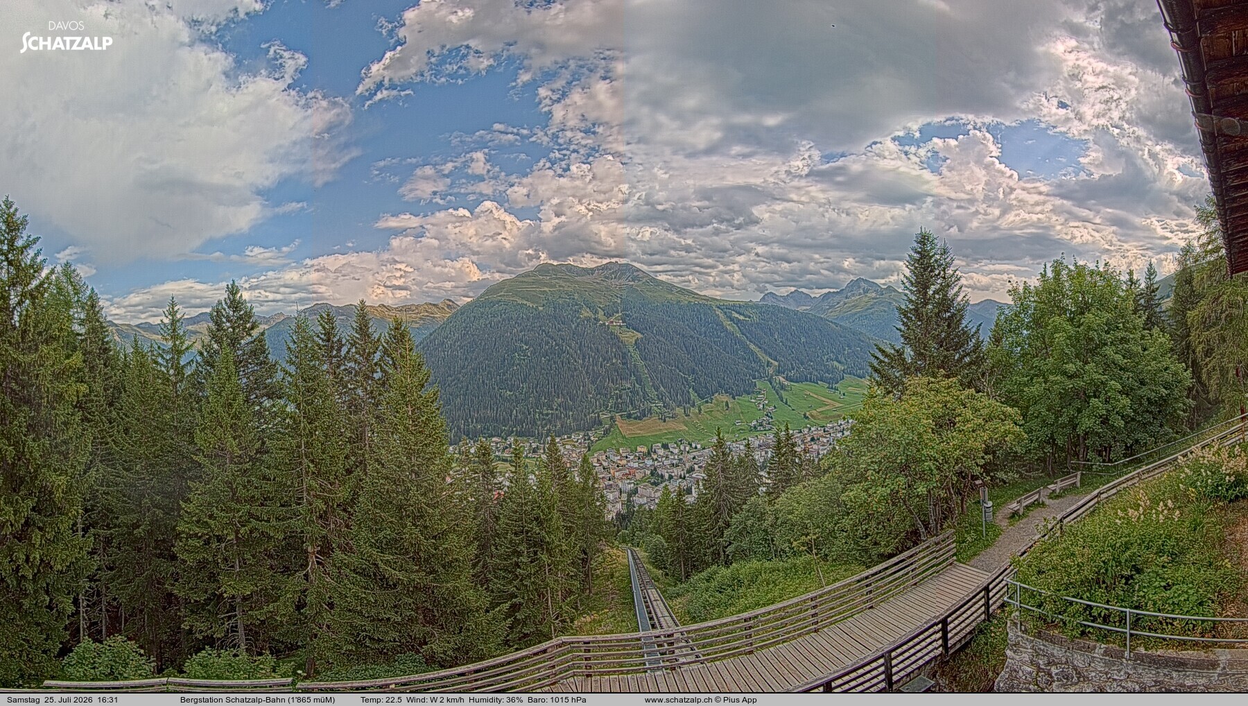 Archiv Foto Webcam Schatzalp