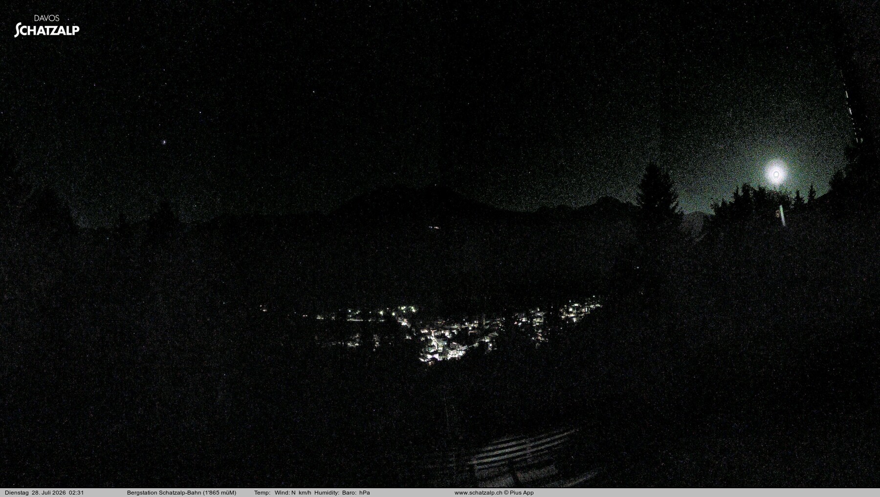 Archived image Webcam at Schatzalp