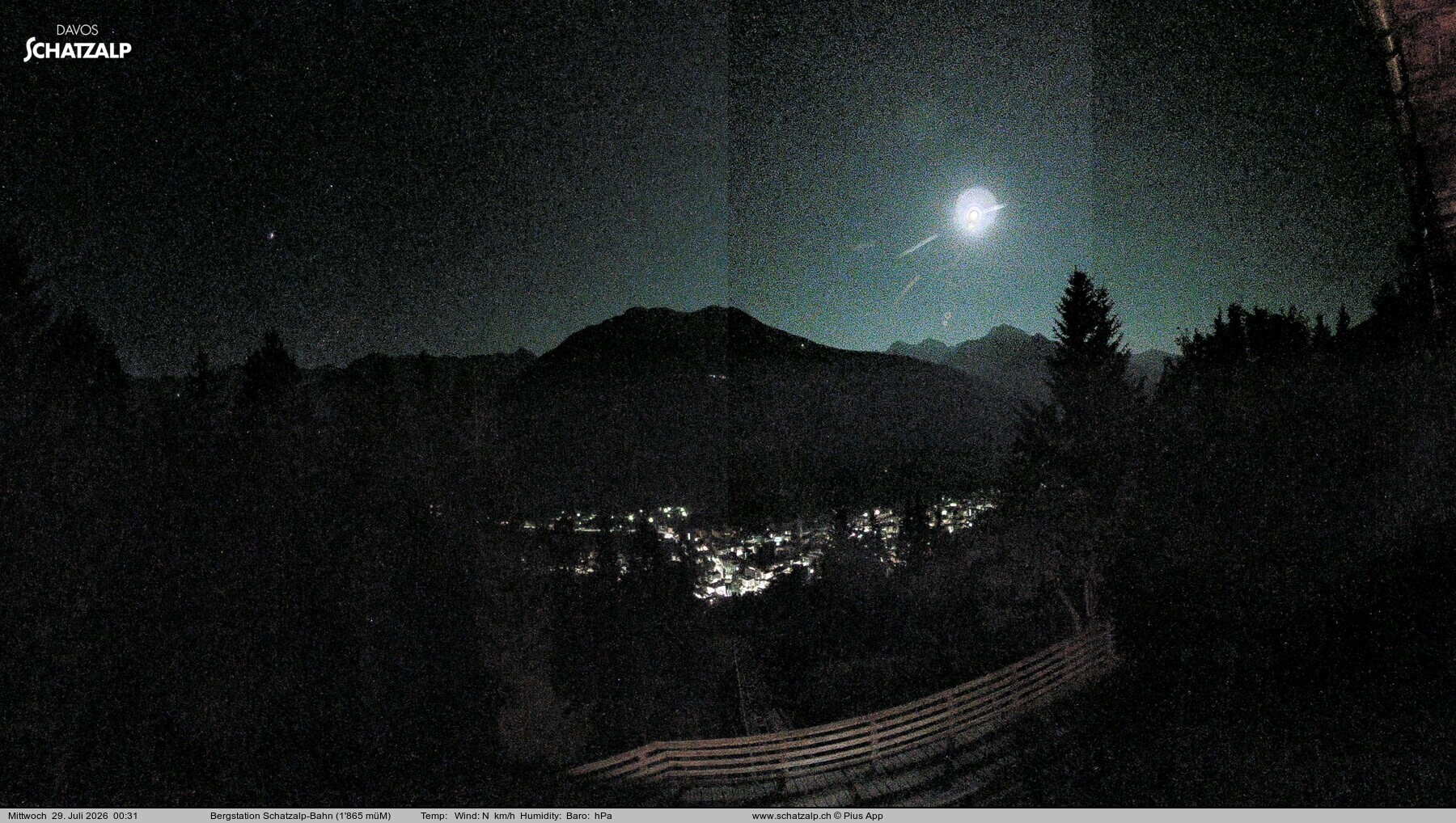 Archiv Foto Webcam Schatzalp