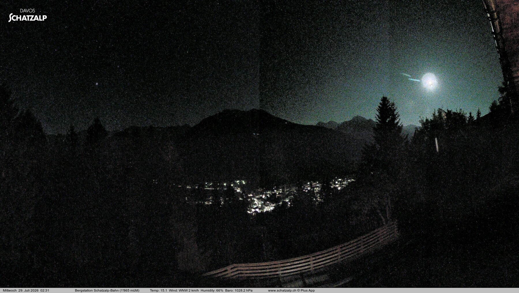 Archiv Foto Webcam Schatzalp