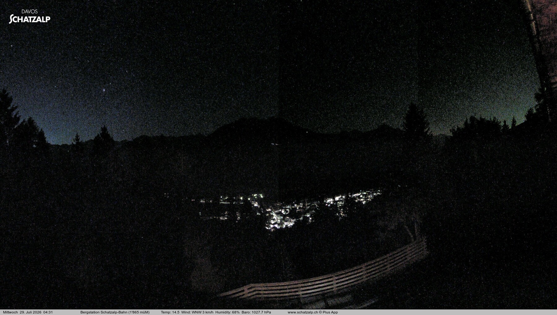 Archiv Foto Webcam Schatzalp