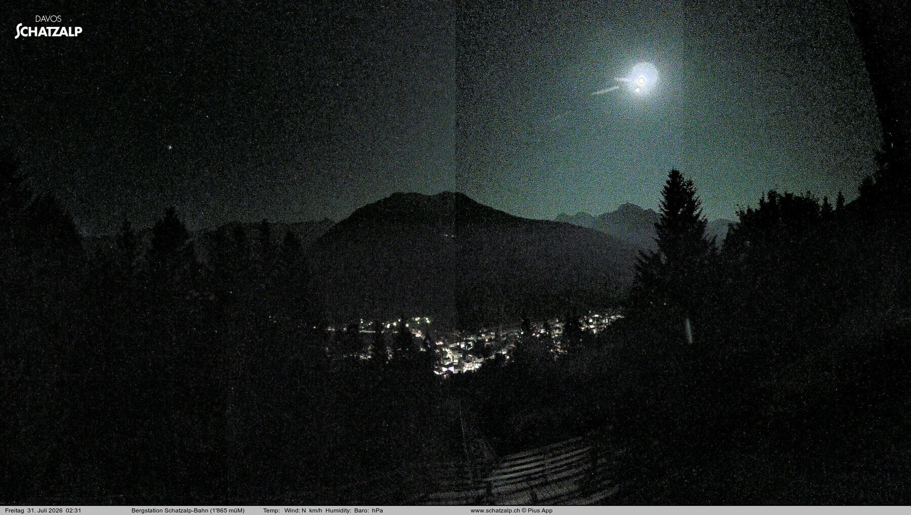 Archiv Foto Webcam Schatzalp