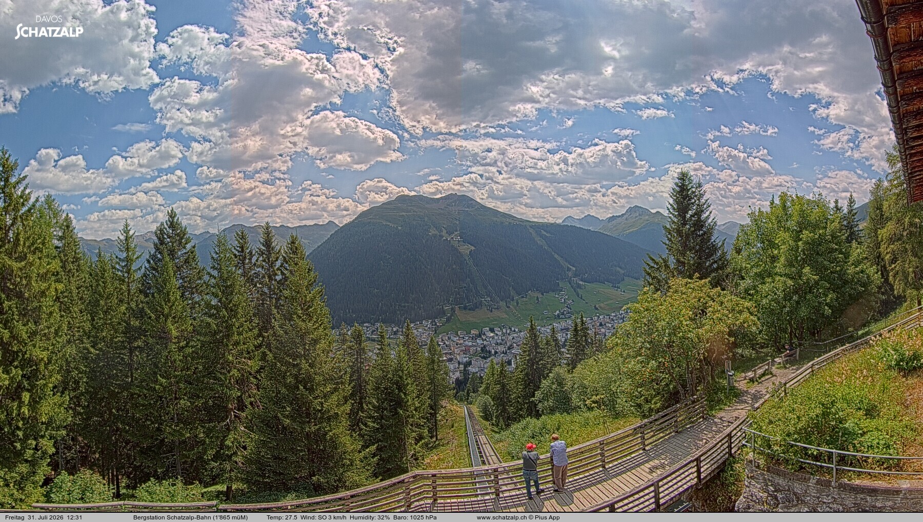 Archiv Foto Webcam Schatzalp