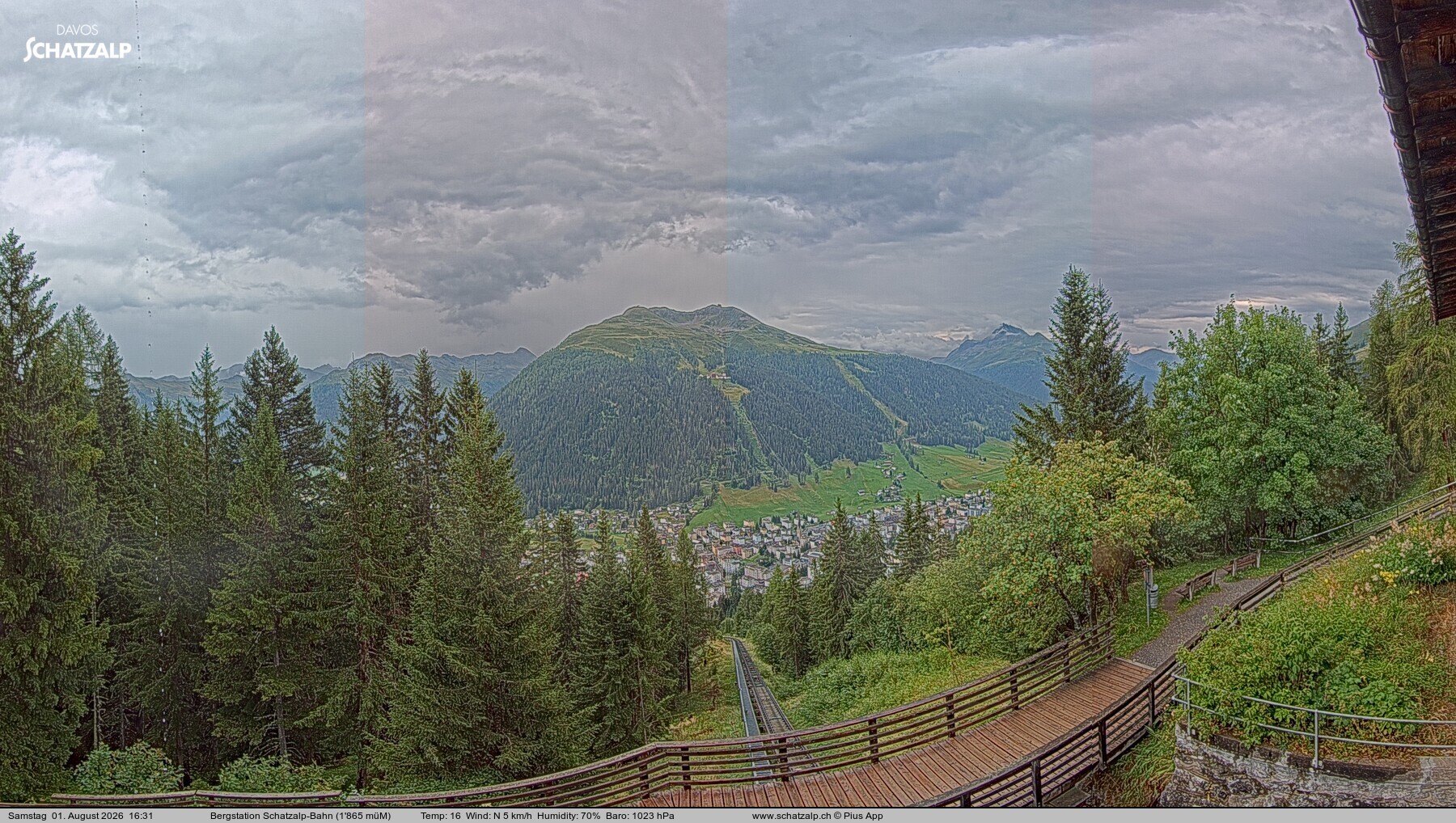 Archived image Webcam at Schatzalp