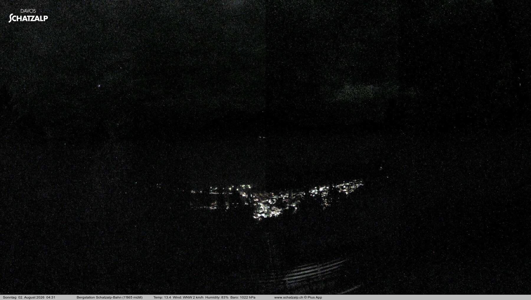 Archived image Webcam at Schatzalp