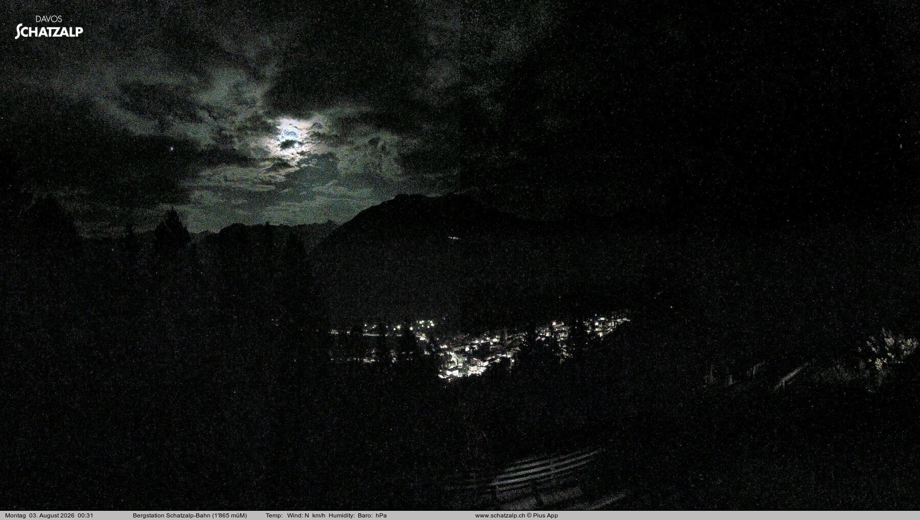 Archiv Foto Webcam Schatzalp