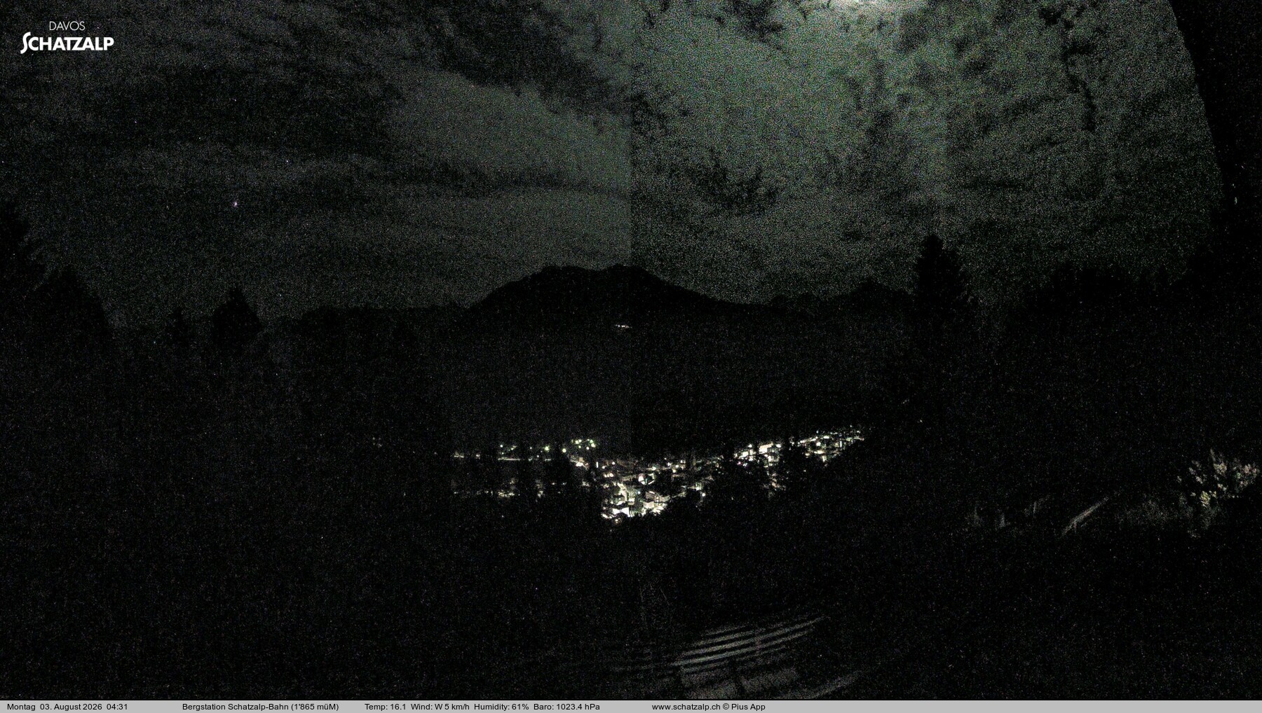 Archiv Foto Webcam Schatzalp
