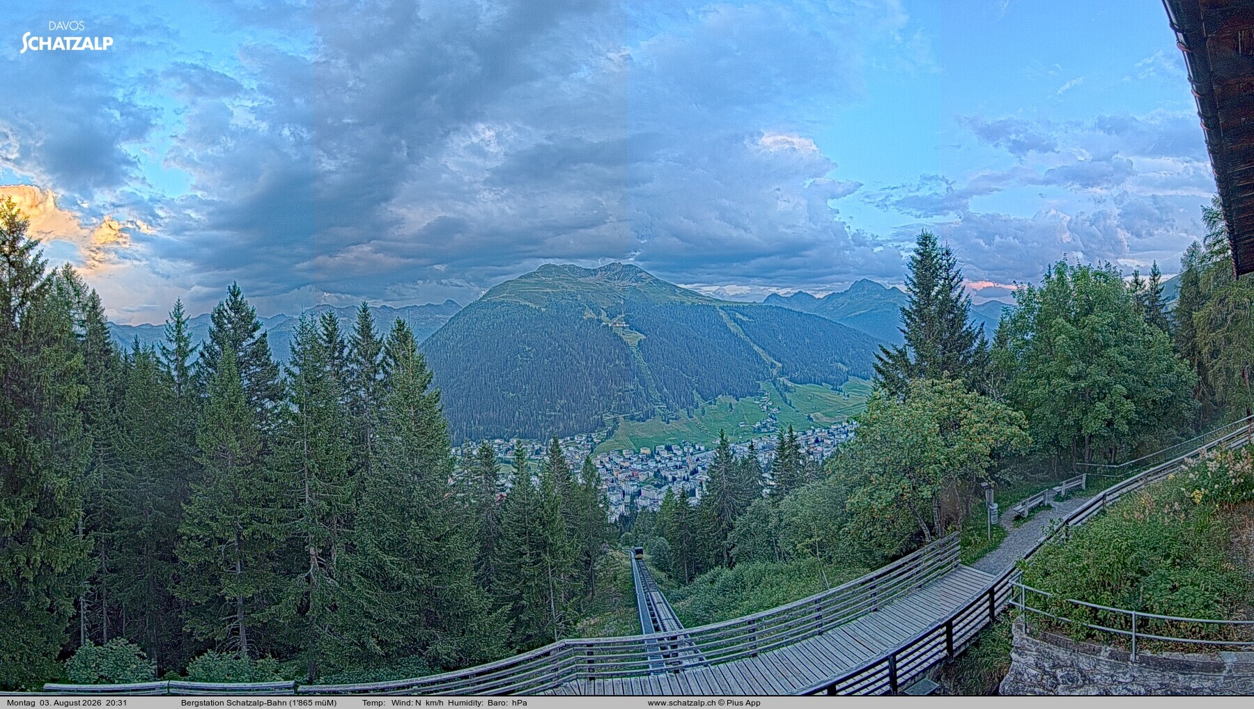 Archiv Foto Webcam Schatzalp