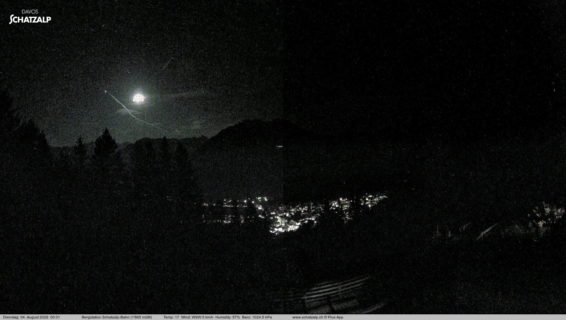Archiv Foto Webcam Schatzalp