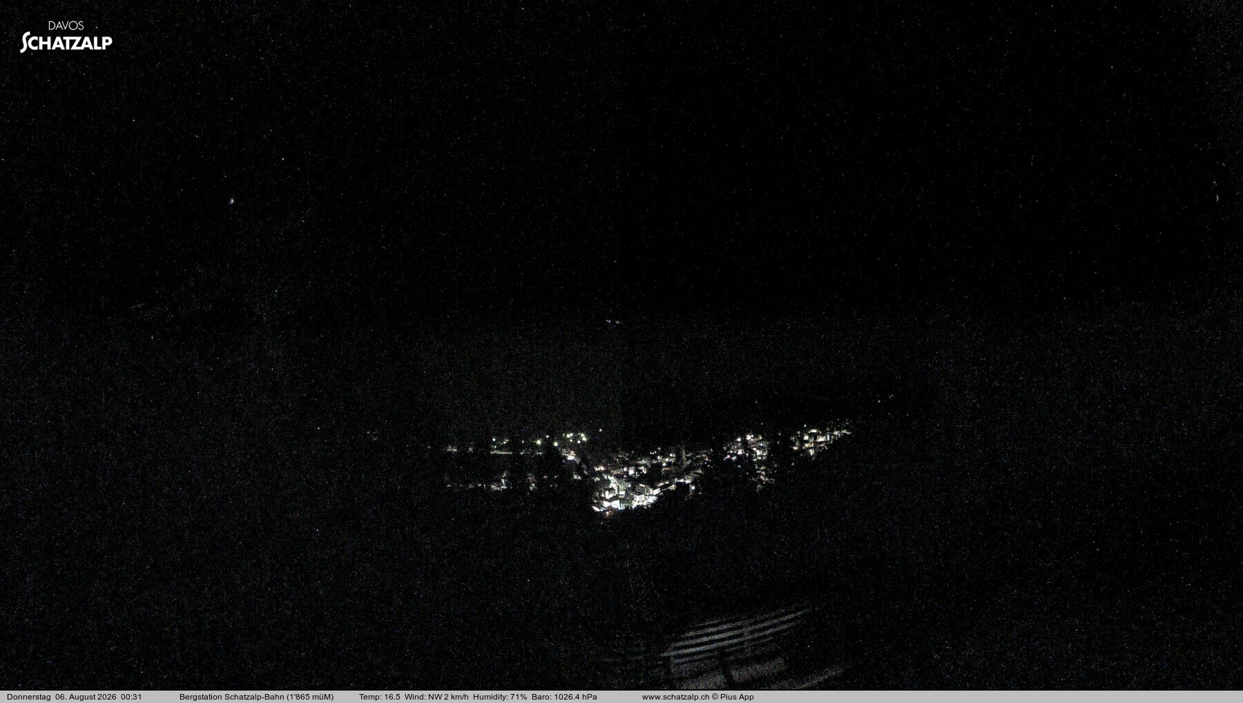 Archiv Foto Webcam Schatzalp