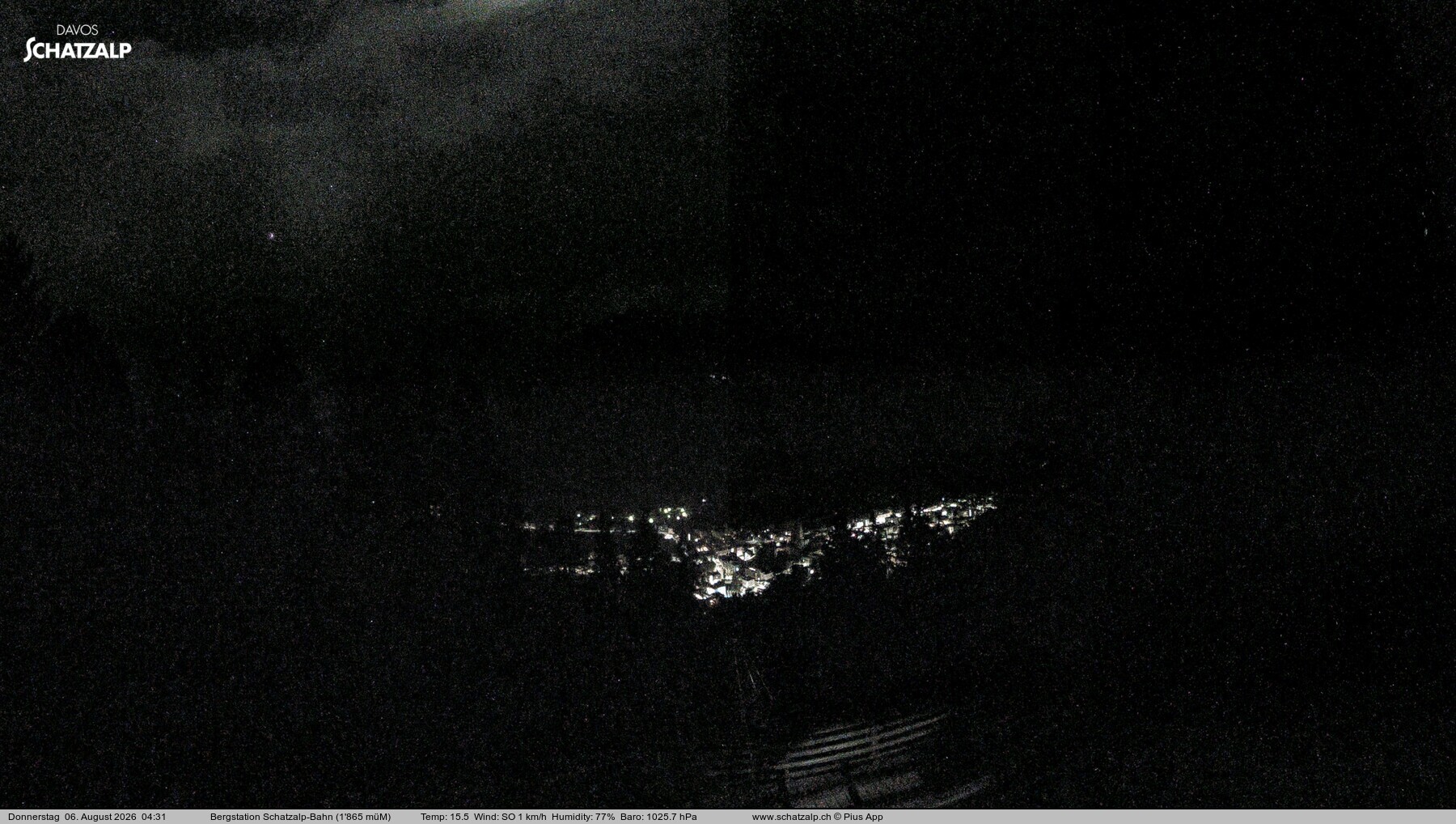 Archiv Foto Webcam Schatzalp