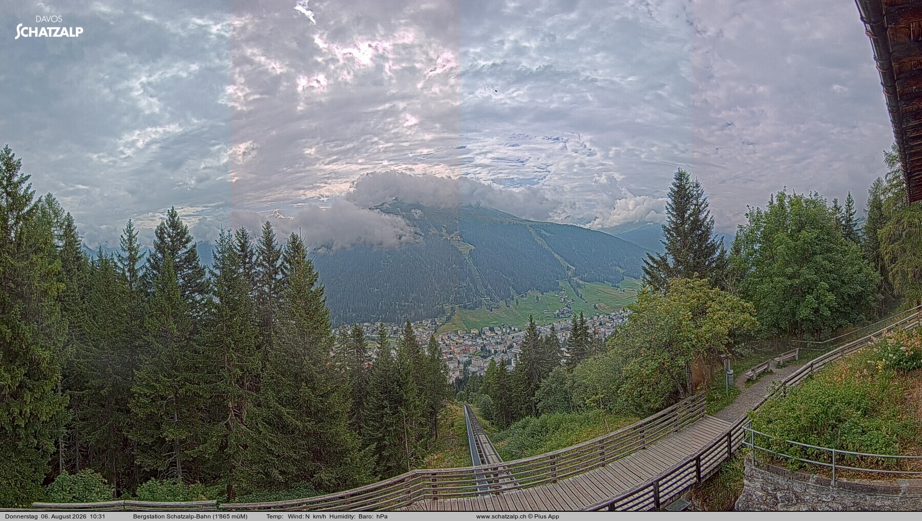 Archiv Foto Webcam Schatzalp