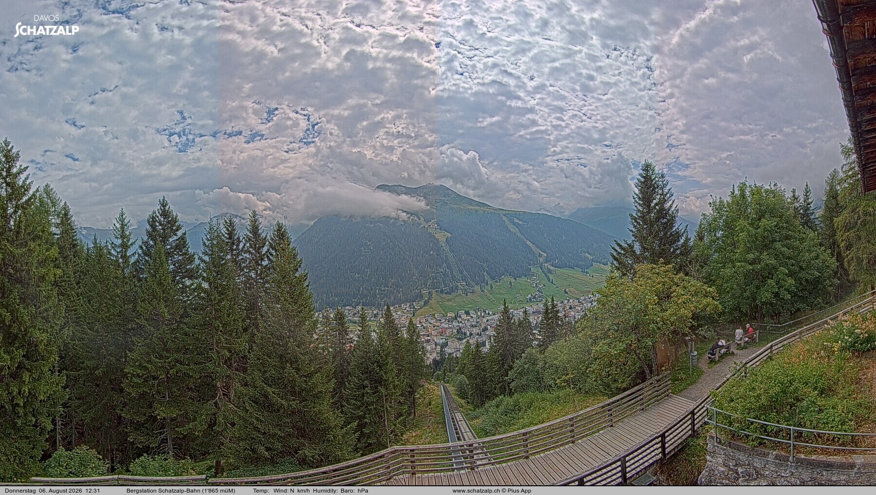 Archiv Foto Webcam Schatzalp