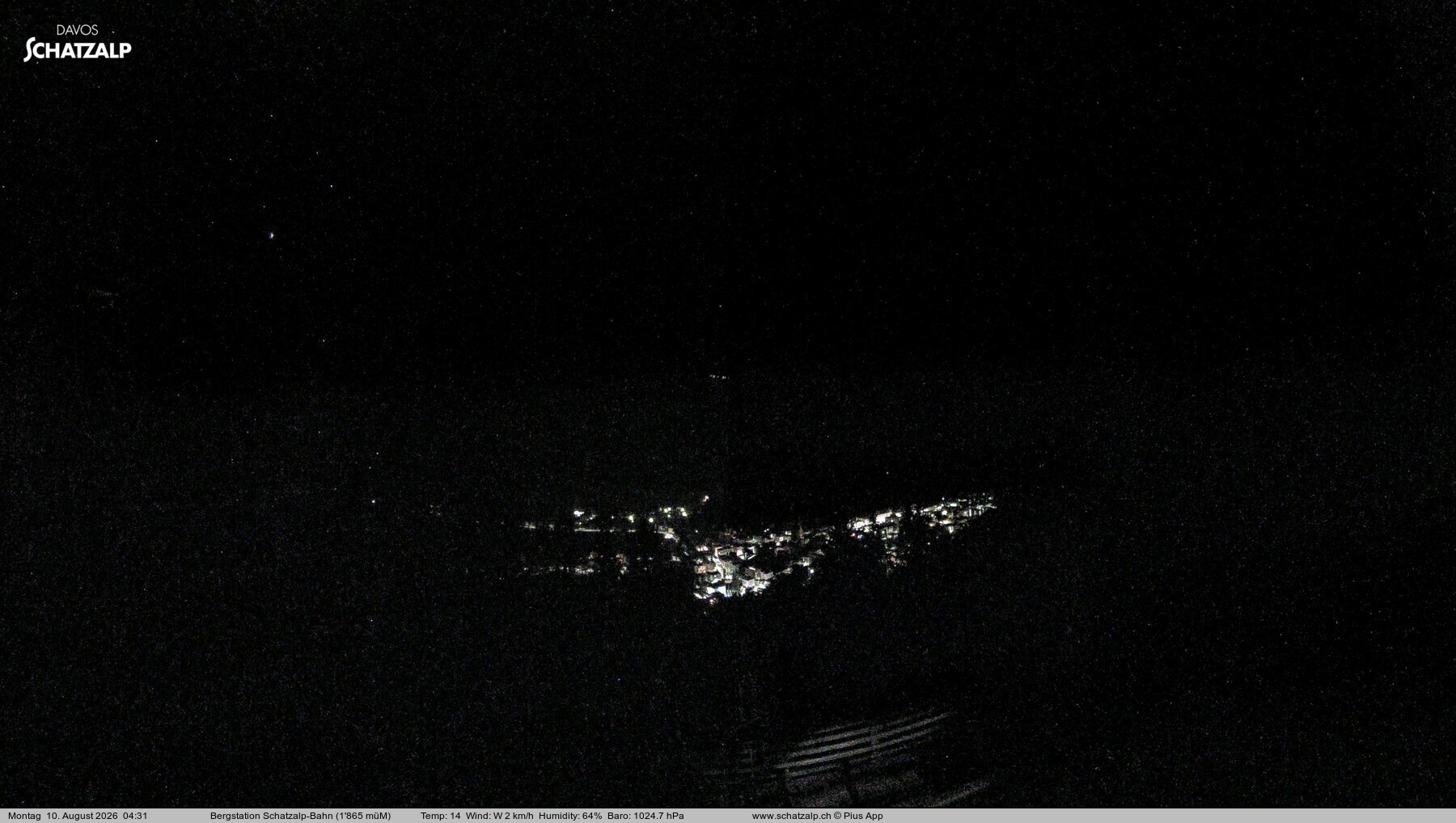 Archiv Foto Webcam Schatzalp