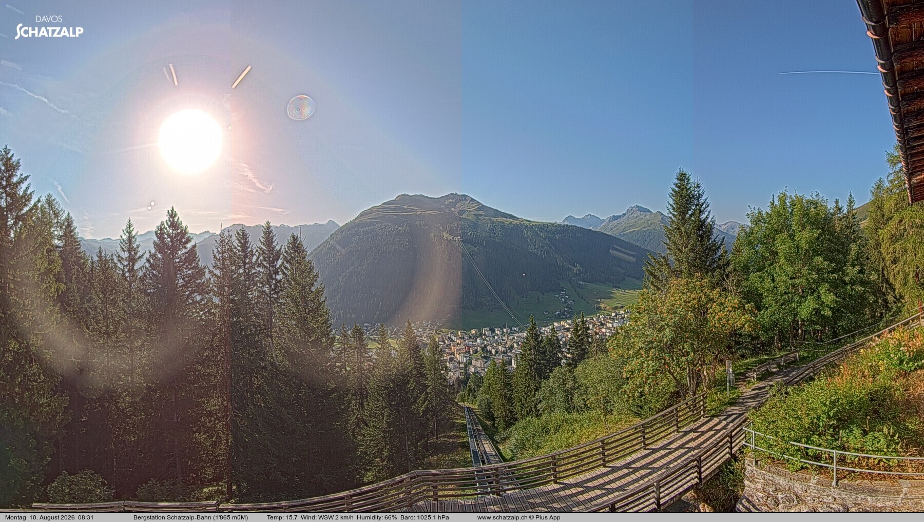Archiv Foto Webcam Schatzalp