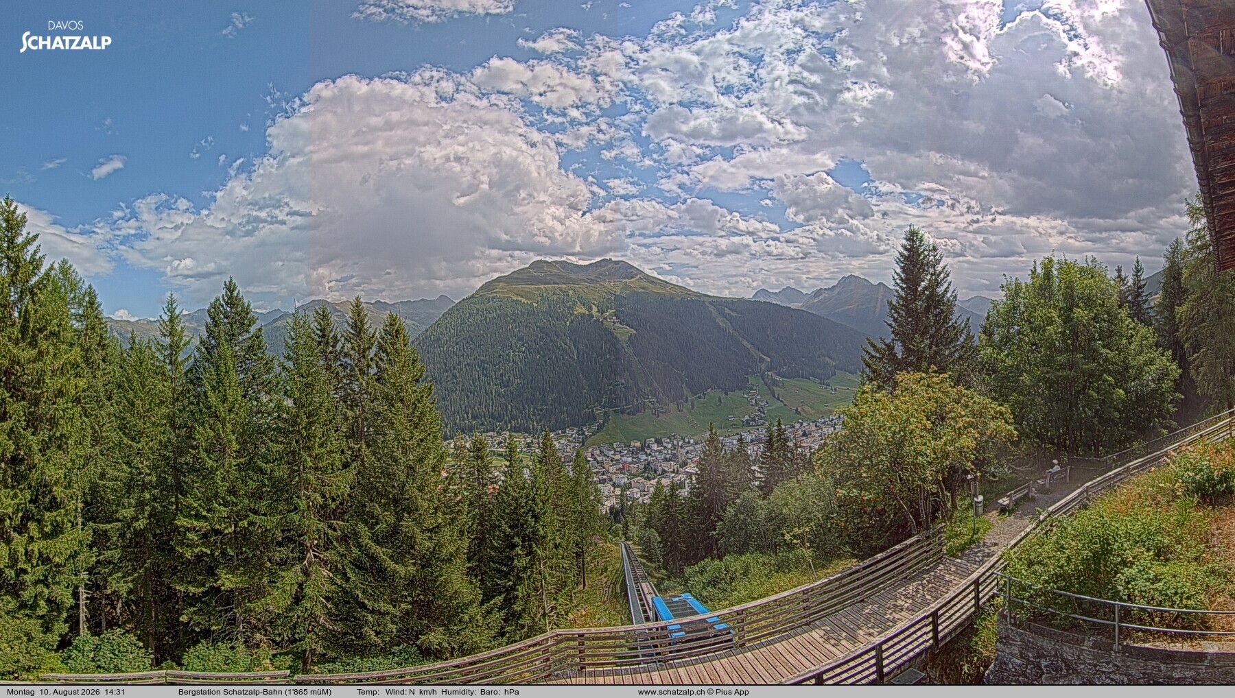 Archiv Foto Webcam Schatzalp