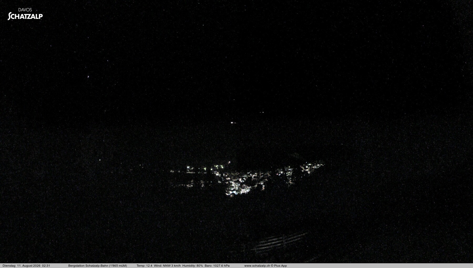 Archiv Foto Webcam Schatzalp