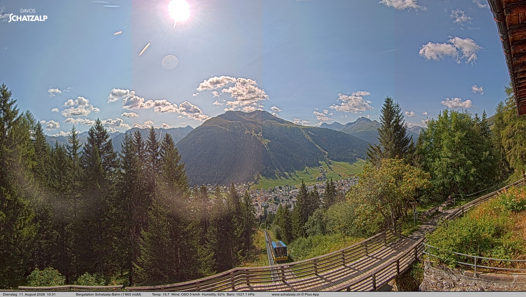 Archiv Foto Webcam Schatzalp