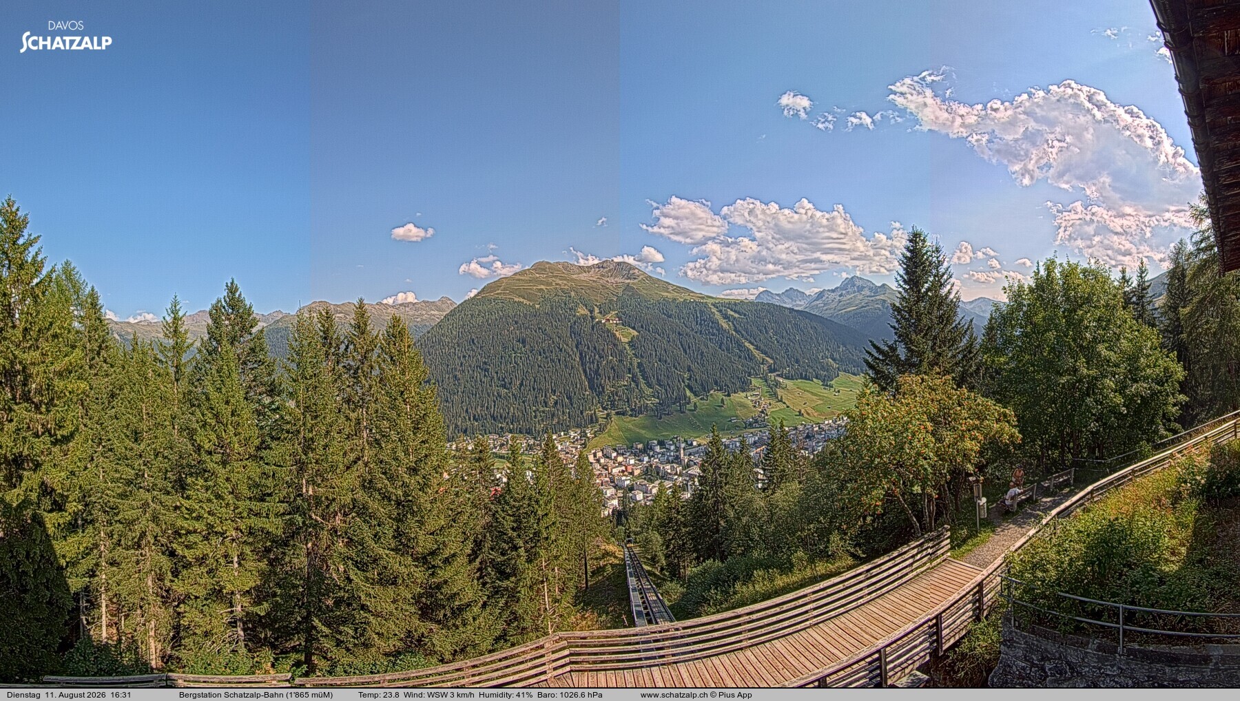 Archiv Foto Webcam Schatzalp