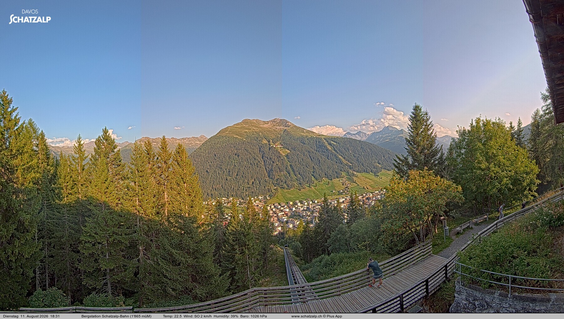 Archiv Foto Webcam Schatzalp