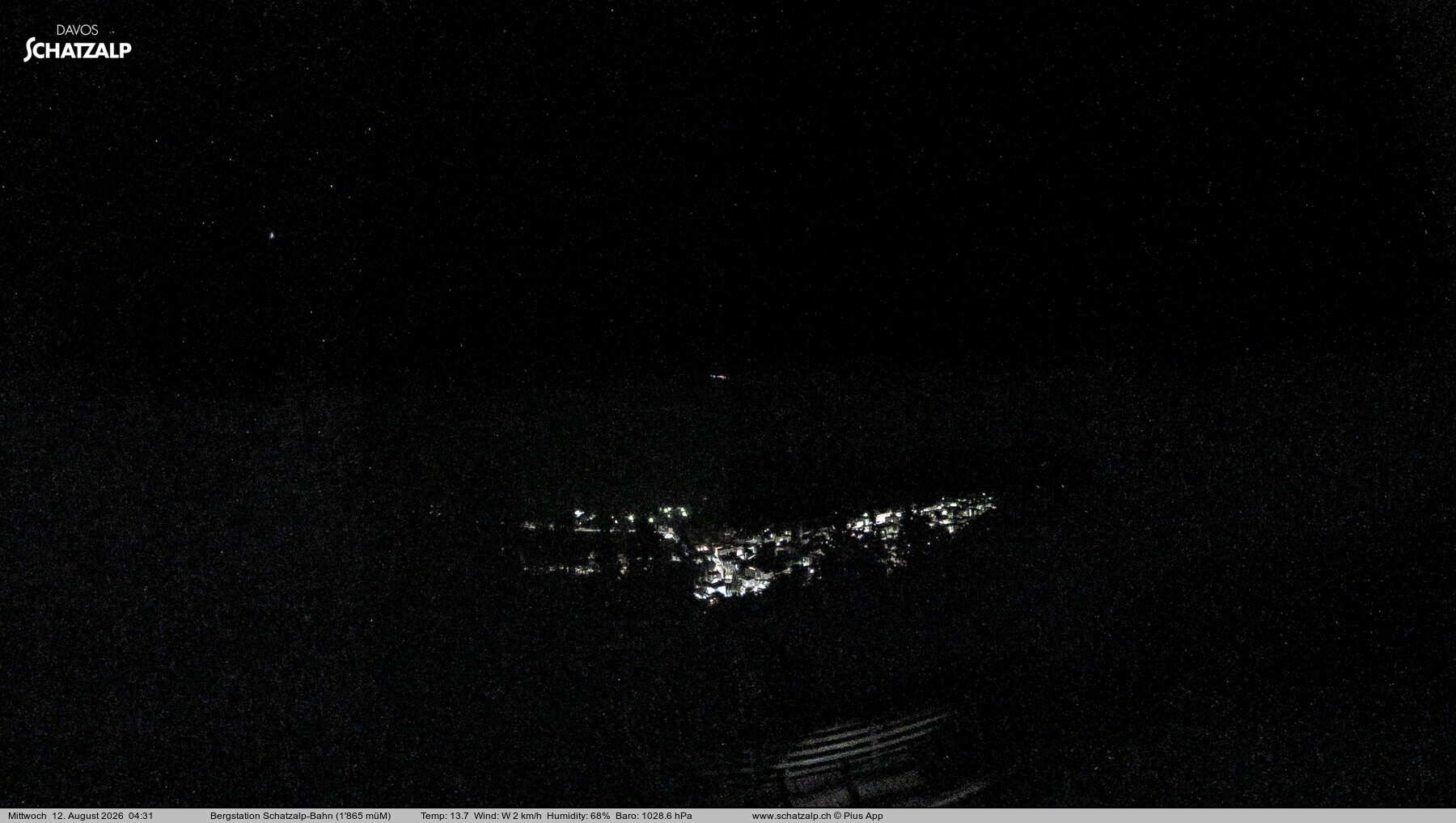 Archived image Webcam at Schatzalp