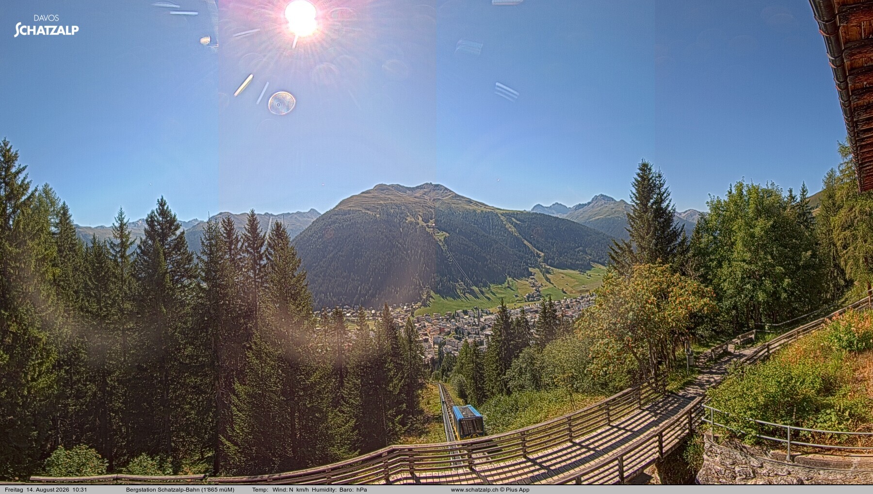 Archiv Foto Webcam Schatzalp
